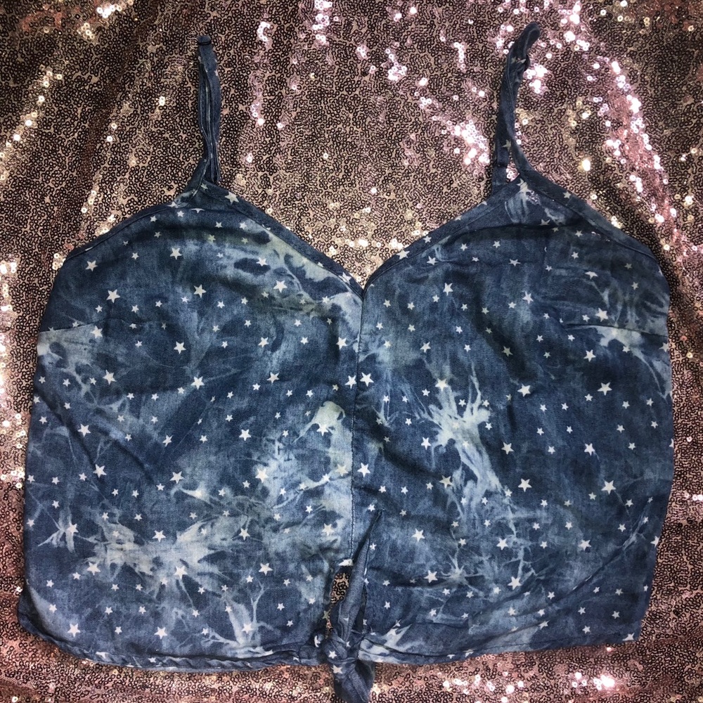 Fashion Nova Crop Top with white stars
